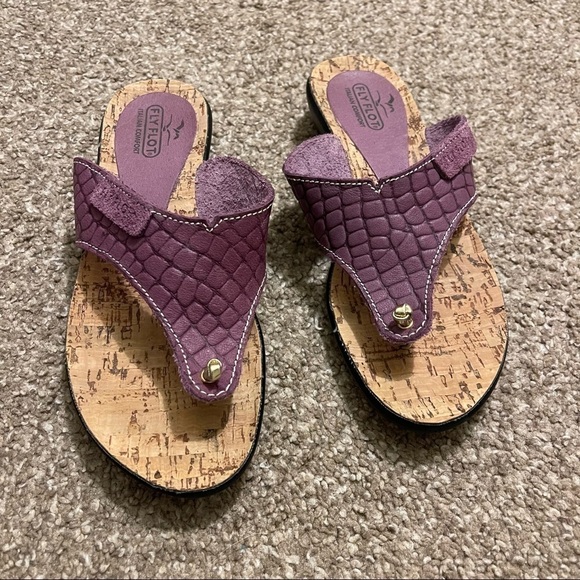 Fly Flot made in Italy leather sandals with synthetic soles womens size 36 - Picture 6 of 9